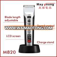 Wholesale Rechargeable Cord&Cordless Ceramic Blade LCD Hair Clipper